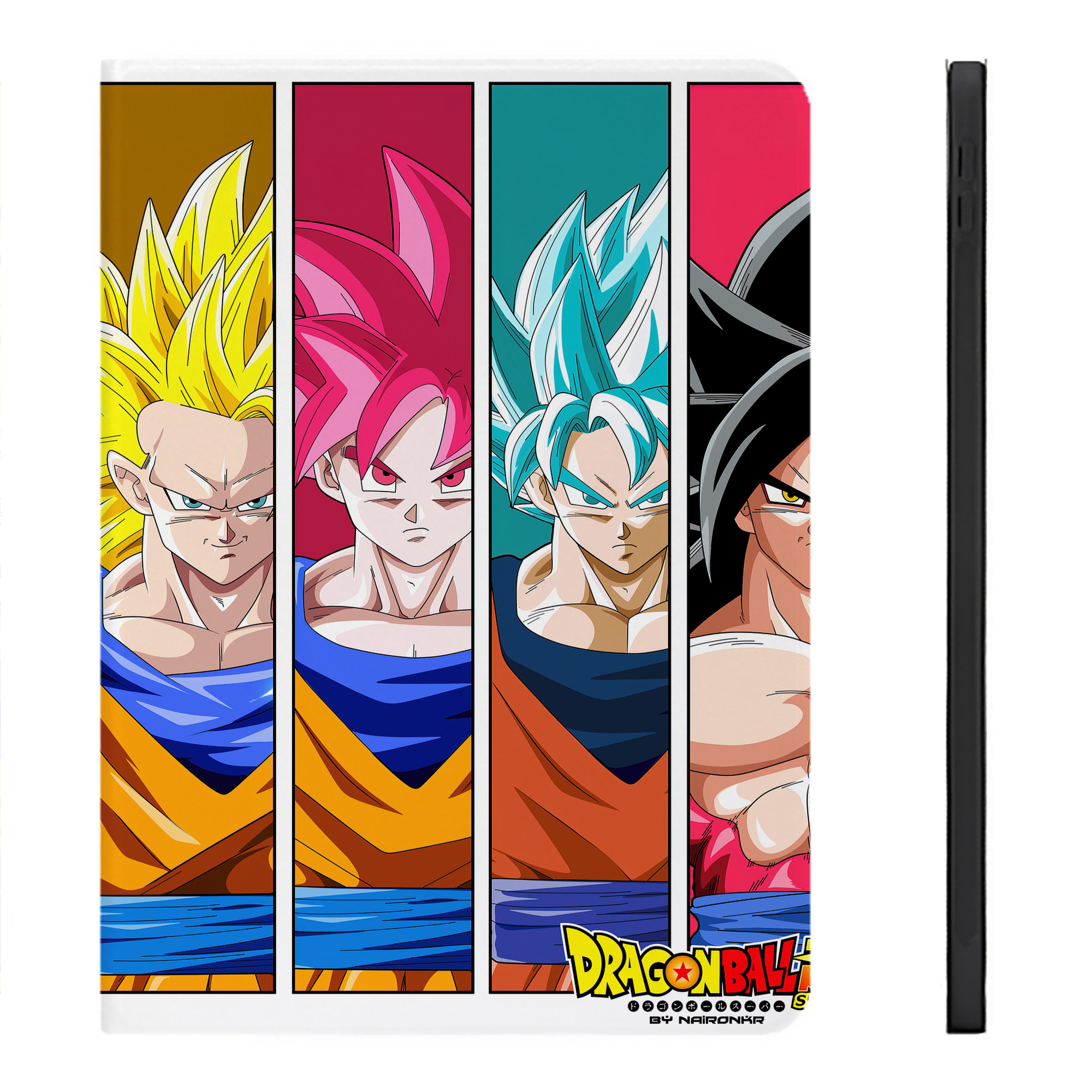（画像用） ドラゴンボール DRAGON BALL IPadケース ペンホルダー付き ブックスタイルデザイン